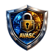 AVASC emblem — shield with padlock and Association of Victims Against Cyber-Scams branding